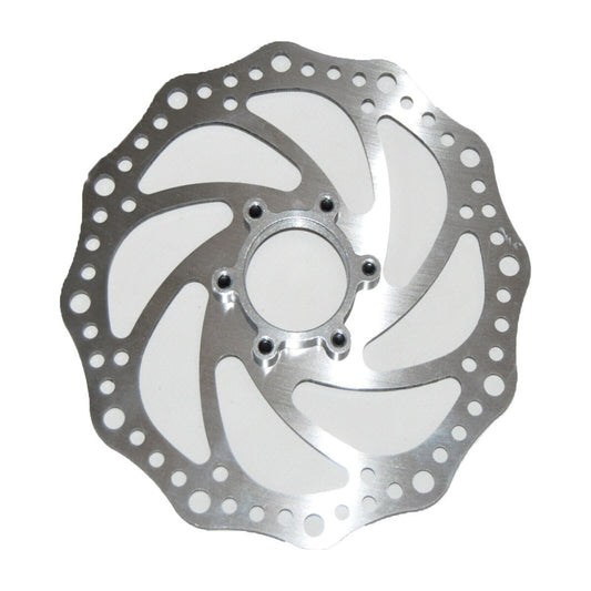 FREIN À DISQUE VÉLO HYDRAULIQUE MÉCANIQUE ROTOR 6 TROUS DIAMÈTRE 160MM ACIER