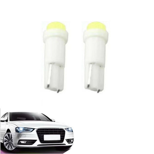 PAIRE AMPOULES 1 LED COB T5 AUTO 6000K CANBUS 0.3W AMPOULE 12V CA-02721