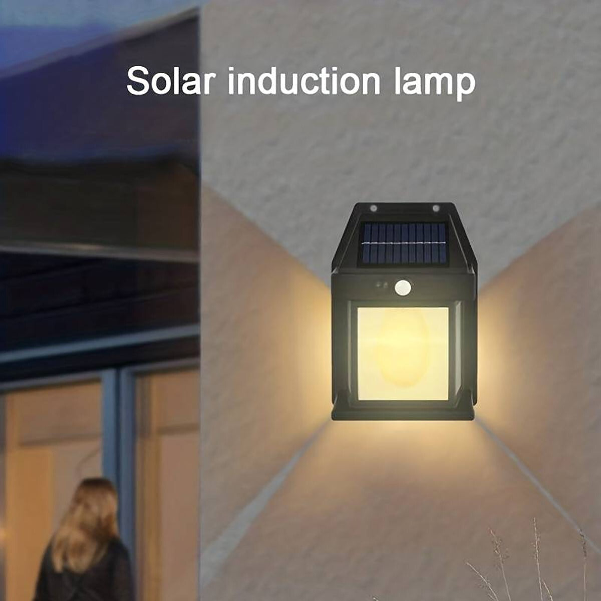 APPLIQUE LAMPE LED MURALE EXTÉRIEURE SOLAIRE CRÉPUSCULAIRE JARDIN B0595