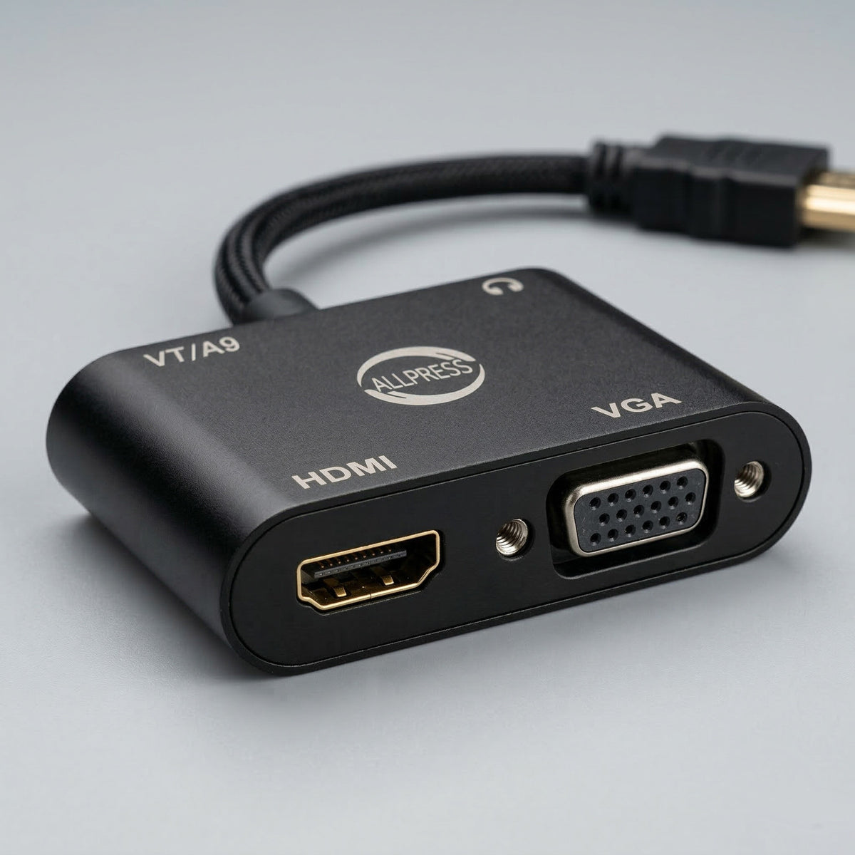 ADAPTATEUR HDMI VERS VGA + AVEC AUDIO POUR DÉCODEUR 1080P FULL HD POUR PC TV AS-08129