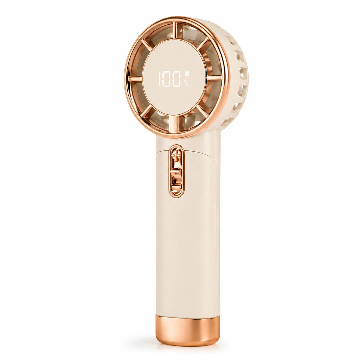VENTILATORE PORTATILE RICARICABILE ARIA DISPLAY DIGITALE USB MINI FAN AS-06637