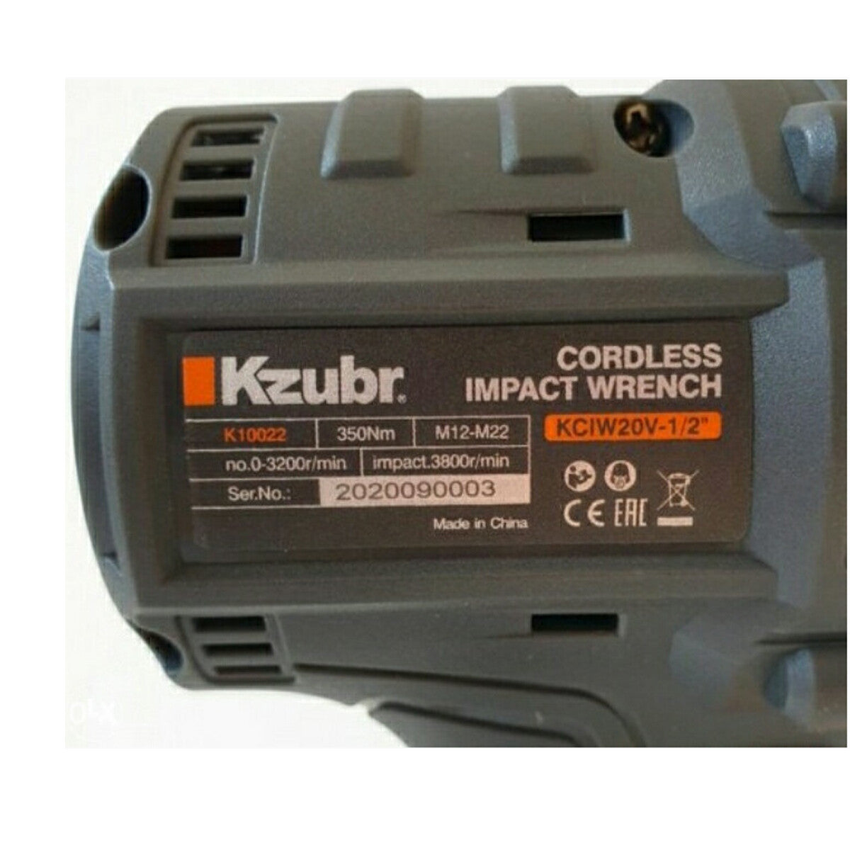 VISSEUSE À CHOCS SANS FIL RECHARGEABLE KZUBR VISSAGE DÉVISSAGE VIS K10022 4.0