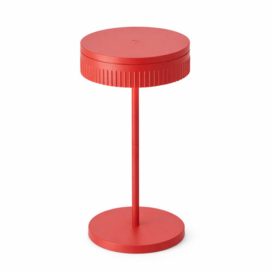 LAMPE DE TABLE LED RECHARGEABLE TACTILE USB 2000MAH DESIGN MODERNE ROUGE LPT146