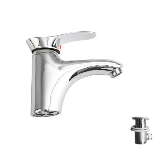 ROBINET MITIGEUR CHROMÉ MAISON SALLE DE BAINS LAVABO ÉVIER BONDE 8091