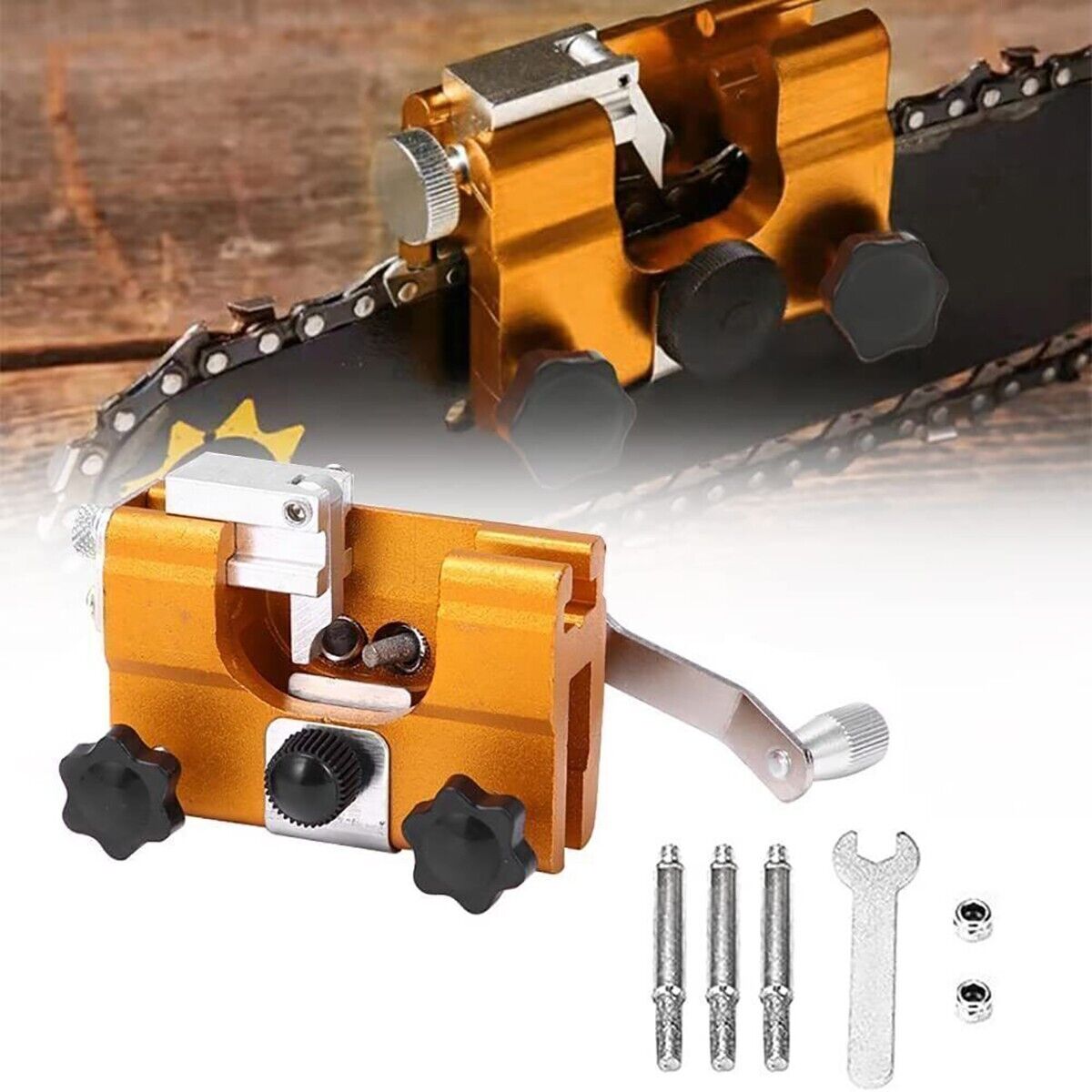 AFFILACATENE PROFESSIONALE MANUALE AFFILA CATENA MOTOSEGA AFFILATRICE PORTATILE