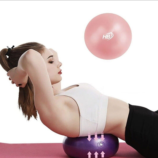 MINI SOFTBALL PALLA PER ESERCIZI ADDOMINALI YOGA PILATES FITNESS PALESTRA 25CM