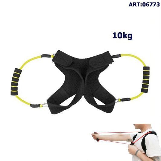 BANDE DE RÉSISTANCE ÉLASTIQUE SUPPORT DOS CORDE FITNESS PILATES YOGA 10KG*
