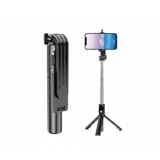 PERCHE À SELFIE SANS FIL SMARTPHONE BLUETOOTH ET TRÉPIED AVEC TÉLÉCOMMANDE 05680