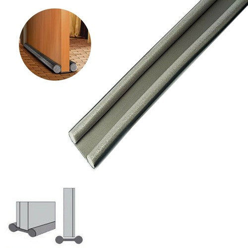 BAS DE PORTE ISOLANT DOUBLE ISOLATION 95CM JOINT DE PORTE GRIS