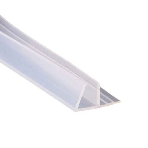 GUARNIZIONE BOX DOCCIA PROFILO F RICAMBIO SILICONE TRASPARENTE 6MM 2MT 74234