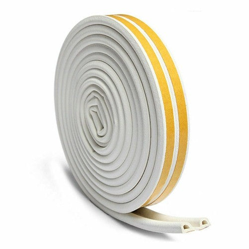 GUARNIZIONE ADESIVA PARAFREDDO 6 MT PARASPIFFERI PORTE FINESTRE GOMMA 0.9 CM P