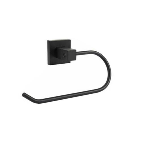 PORTA ROTOLO CARTA IGIENICA WC TOILETTE SUPPORTO BAGNO NERO CASA 02100