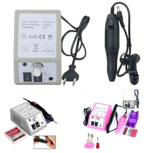 FRAISE À ONGLES ÉLECTRIQUE PROFESSIONNELLE 12W MANUCURE PÉDICURE 1 PRISE JACK NAIL TE-B0304