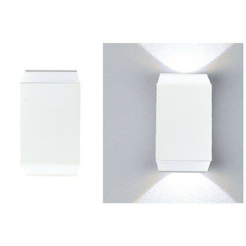 APPLIQUE MURALE LED 6W LAMPE MURALE IP65 MODERNE DOUBLE ÉCLAIRAGE BLANC FROID 6000K