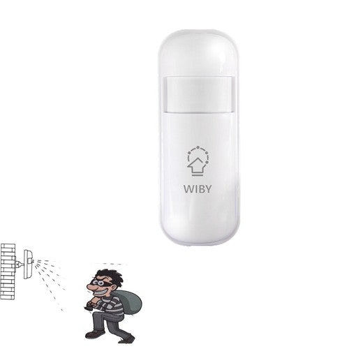 DÉTECTEUR DE MOUVEMENT INFRAROUGE SANS FIL PIR CAPTEUR ALARME MAISON ANTI-VOL 92R