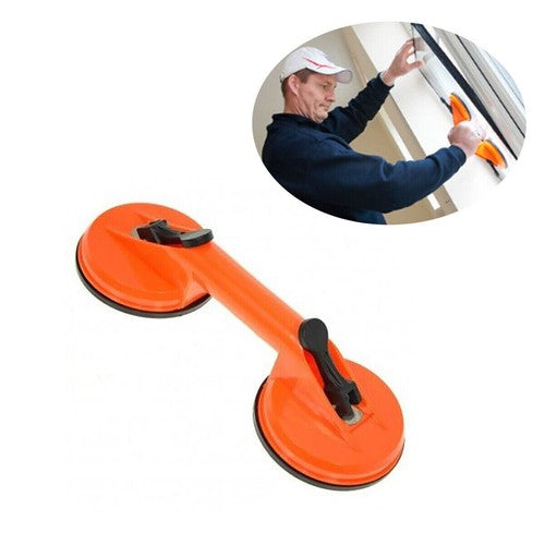 POIGNÉE DE LEVAGE DE DALLES EN VERRE DOUBLE VENTOUSE CARREAUX VENTOUSE