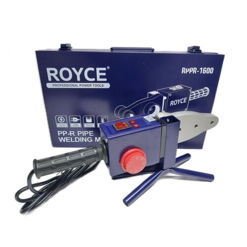 SALDATORE POLIFUSORE 1600W SALDATURA TUBI PLASTICA PVC PVDF 6 MATRICI RPPR-1600