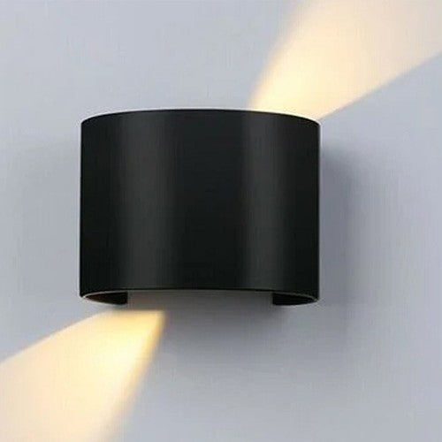 APPLIQUE LED COB LAMPE MURALE 20W OVALE NOIR NATUREL INTÉRIEUR EXTÉRIEUR 19