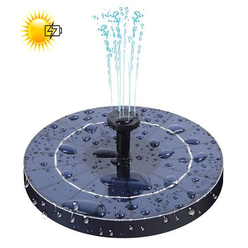 FONTAINE SOLAIRE DE JARDIN POMPE FLOTTANTE DÉCORATIVE POUR BASSIN ÉTANG