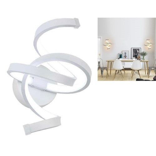 APPLIQUE MURALE INTÉRIEURE MODERNE SPIRALE 15W LUMIÈRE NATURELLE ST-004