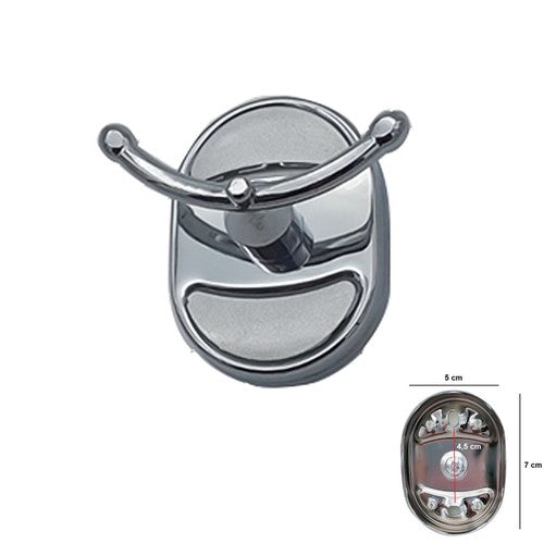 CROCHET PORTE-MANTEAU MURAL SALLE DE BAINS CHROME MAISON MURAL DGO-027