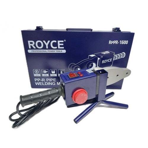 SALDATORE POLIFUSORE 1600W SALDATURA TUBI PLASTICA PVC PVDF 6 MATRICI RPPR-1600