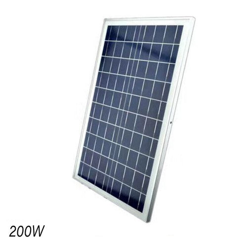 PANNEAU SOLAIRE PHOTOVOLTAÏQUE CELLULES SILICIUM DE REMPLACEMENT 200W POUR PHARE 8200L