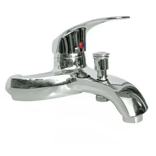 ROBINET MITIGEUR CHROMÉ MAISON SALLE DE BAIN BAIGNOIRE COMPLET AVEC KIT DE MONTAGE JH-8062