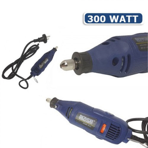 MINI PERCEUSE MEULEUSE MULTIFONCTION 300W 230V RDG-300 ROYCE BRICOLAGE