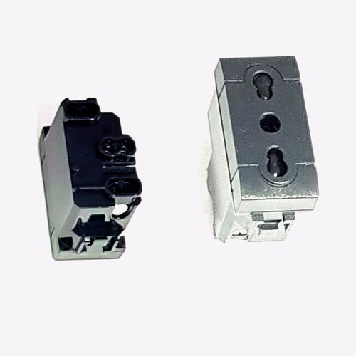 MODULE COURANT COMPATIBLE LIVING PRISE DE COURANT 2P+T 16A 250V NOIR CL 105