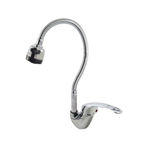 RUBINETTO MISCELATORE CANNA FLESSIBILE DOCCETTA LAVANDINO LAVABO CASA CUCINA