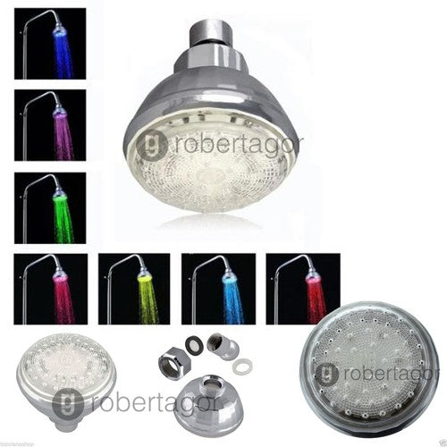 MINI DOUCHETTE MITIGEUSE DE DOUCHE BAIN LED RVB CHROMOTHÉRAPIE MULTICOLORE 7 COULEURS