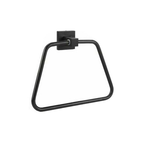 PORTE SERVIETTES MURAL SALLE DE BAINS NOIR SUPPORT ACCESSOIRE SALLE DE BAINS 02098