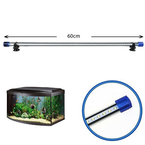 BARRE LED LAMPE AQUARIUM ÉTANCHE IMMERSION LUMIÈRE BLANCHE 60CM