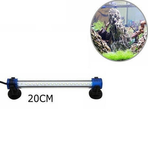 BARRE LED LAMPE AQUARIUM ÉTANCHE IMMERSION LUMIÈRE BLANCHE 20CM