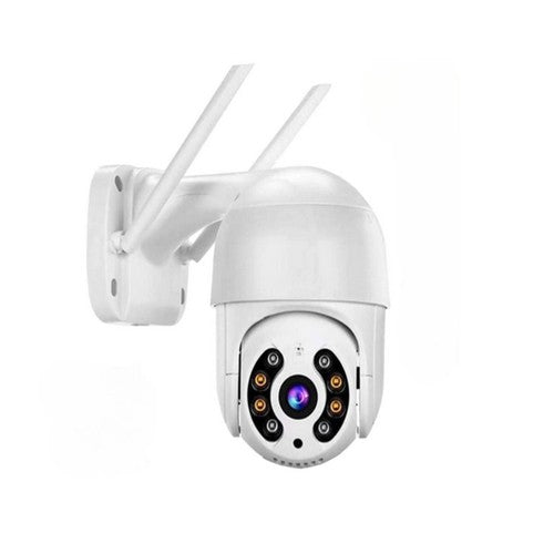 TELECAMERA VIDEOSORVEGLIANZA 8 LED WIFI 3.6MM 2 ANTENNE 12X8CM JTZ-8160QJ