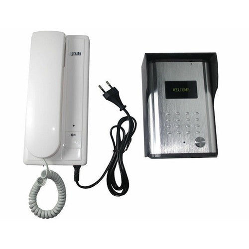 INTERPHONE D'EXTÉRIEUR 2 FILS AVEC BOUTON D'OUVERTURE DE PORTAIL LUCKARM 3208A