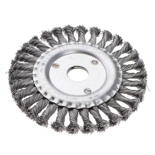 BROSSE MÉTALLIQUE CIRCULAIRE EN FER DISQUE MEULEUSE 150MM 6"
