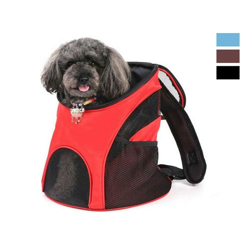 SAC À DOS DE TRANSPORT DOUBLE ÉPAULE POUR CHIEN CHAT RESPIRANT ANIMAUX DOMESTIQUES