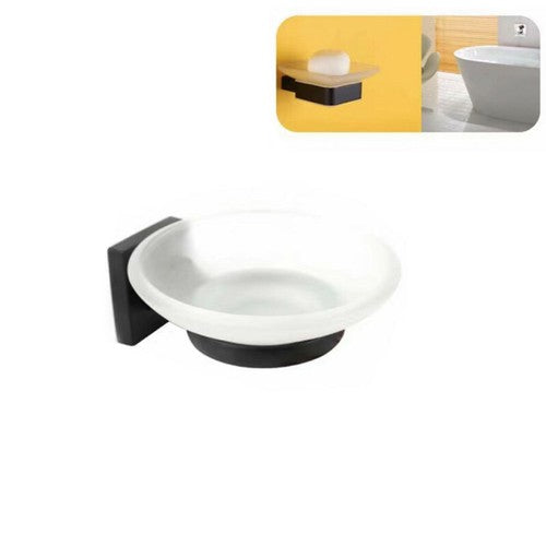 PORTE SAVON SUPPORT SAVONNETTE SAVON SUPPORT MEUBLE SALLE DE BAIN MAISON NOIR CUISINE 02102