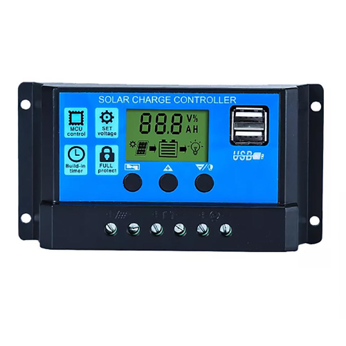 RÉGULATEUR DE CHARGE PANNEAUX SOLAIRES 12V/24V 30A AUTOMATIQUE PANNEAU