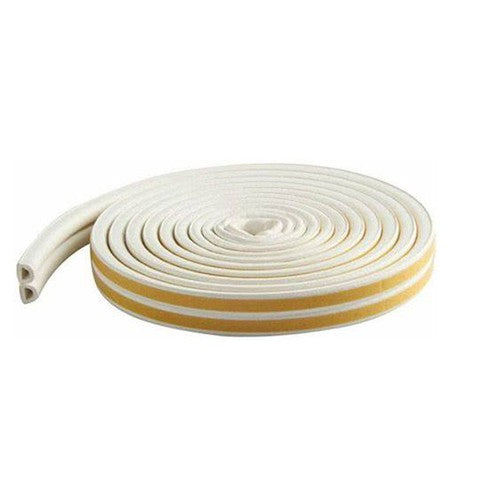 JOINT ADHÉSIF BAS DE PORTE 6 MT COUPE-FLUX D'AIR PORTES FENÊTRES CAOUTCHOUC 0.9 CM D