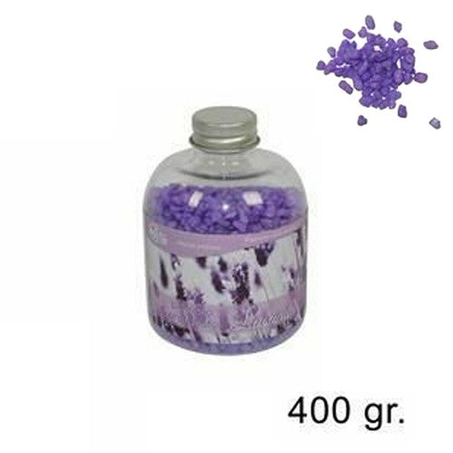 LOT DE 2 PIERRES PARFUMÉES BOUTEILLE 400GR PARFUM LAVANDE DÉCOR PIERRE