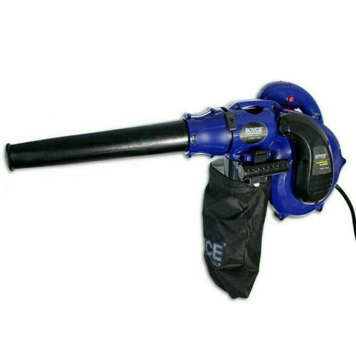 SOFFIATORE ASPIRATORE ROYCE ELETTRICO 1050W FOGLIE PULIZIA GIARDINO PRATO SACCO