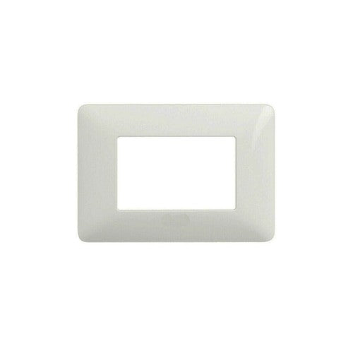 PLAQUE BLANCHE COMPATIBLE MATIX 3 POSTES CACHE INTERRUPTEUR C8803 WHT