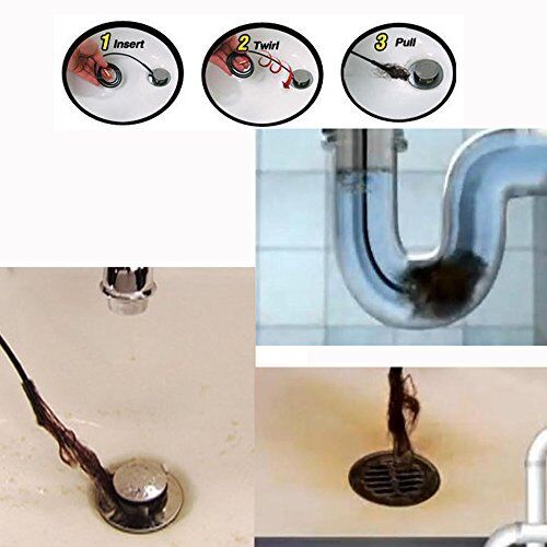 SINK SNAKE FILO FILI STURA LAVANDINO PULISCI TUBI CAVO TUBO STURA BAGNO CUCINA