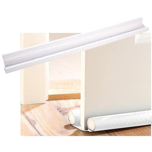 BAS DE PORTE ISOLANT DOUBLE ISOLATION 95CM BOURRELET DE PORTE BLANC