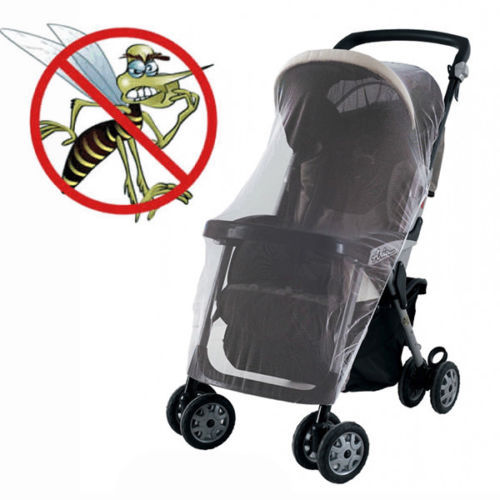 MOUSTIQUAIRE POUSSETTE BÉBÉ RÉSISTANTE LAVABLE INSECTES PROTÈGE DES MOUSTIQUES