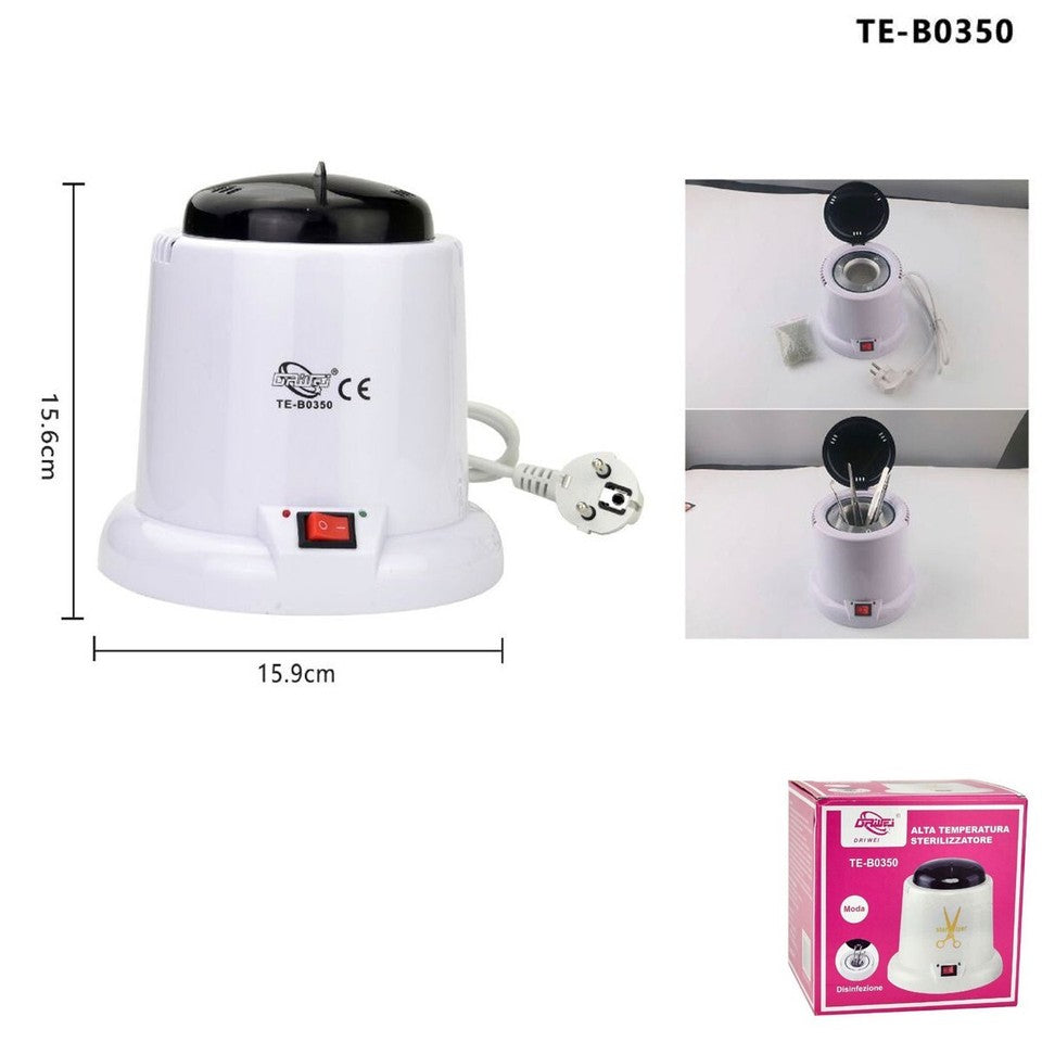 STÉRILISATEUR À QUARTZ 100W POUR OUTILS ESTHÉTIQUES AVEC MICROSPHÈRES NETTOYAGE 0350