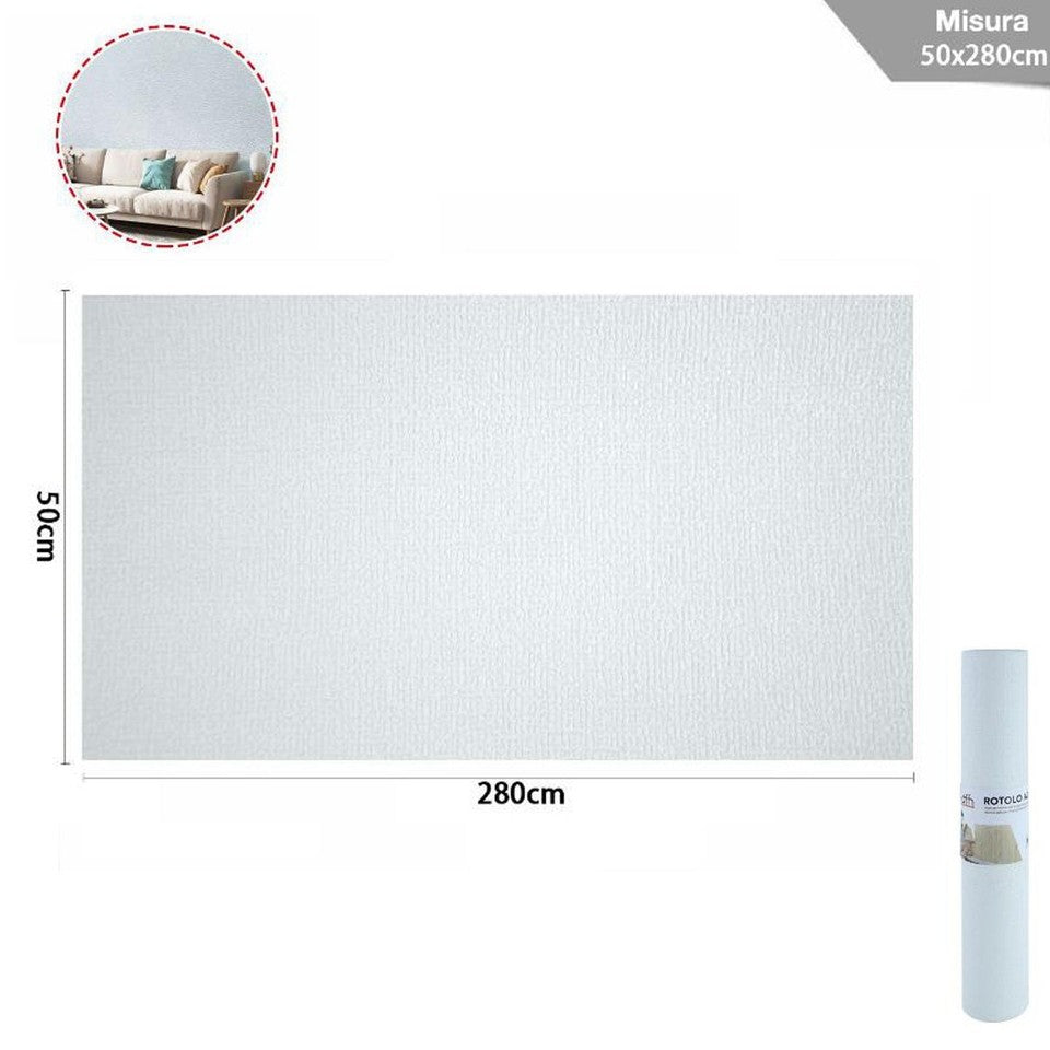 ROTOLO ADESIVO PER MURO PARETE RIVESTIMENTO CARTA DA PARATI MURI 50x280cm 73124